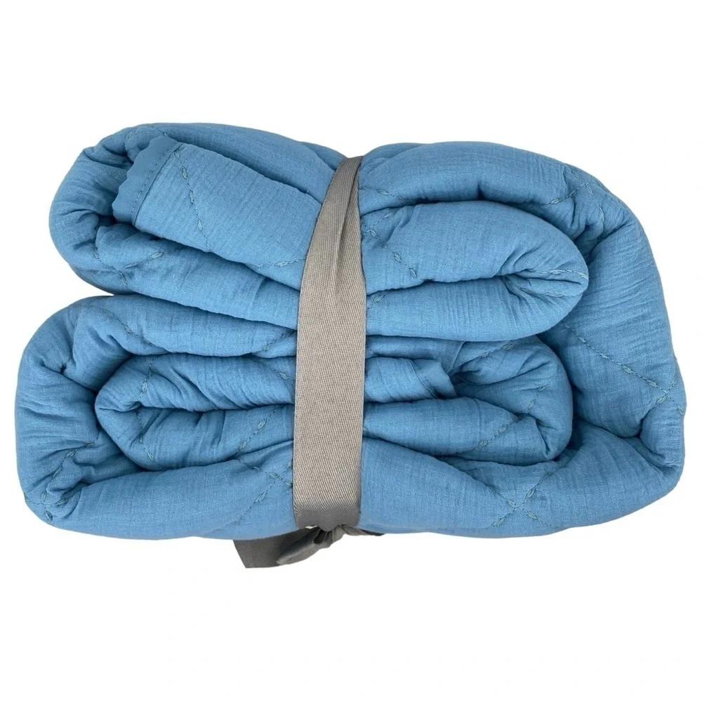 Better Homes & Gardens Blue Diamond Gauze Quilt Comforter Blanket